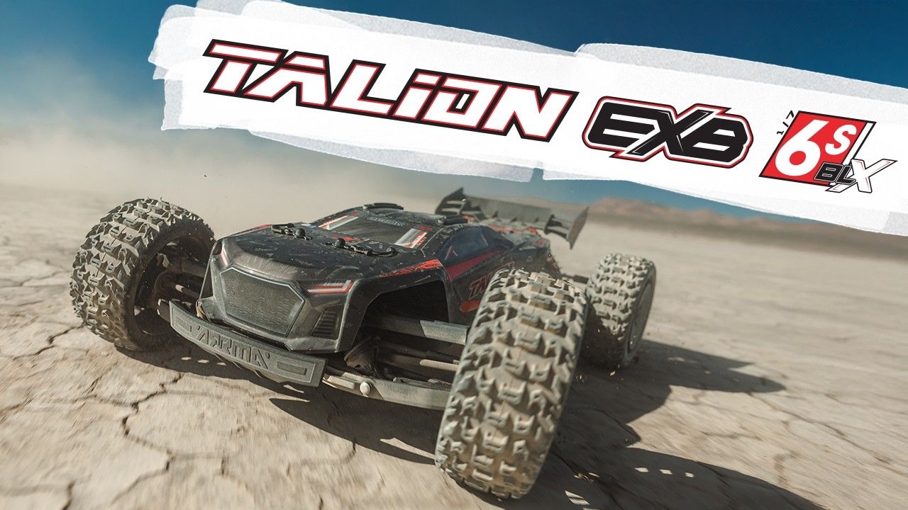 1/7 TALION 4X4 6S EXB BLX BRUSHLESS V6 SPEED TRUCK RTR (BLACK) '26