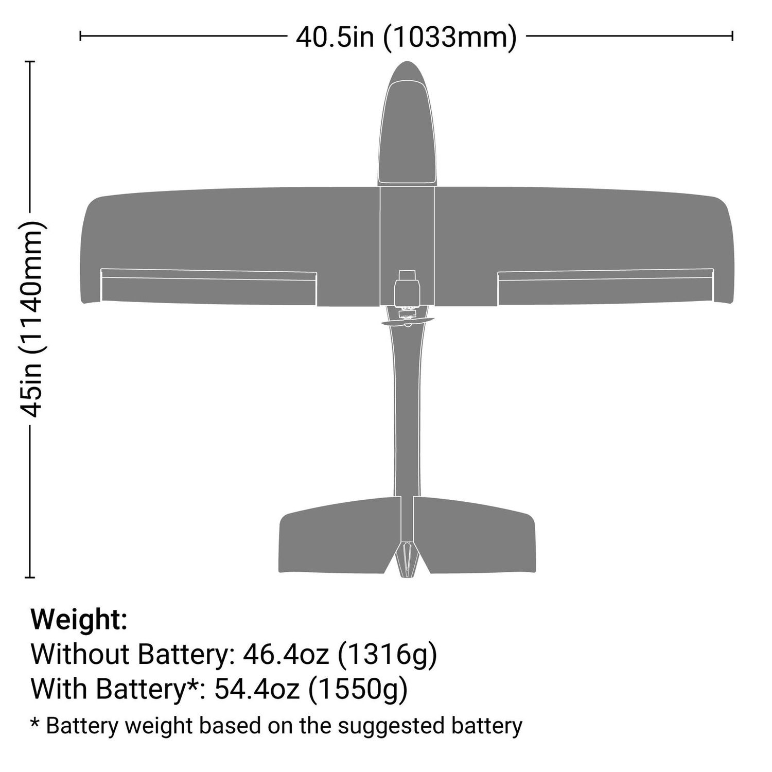 AeroScout S 2 1.1m RTF Basic with RealFlight, AS3X+ and SAFE