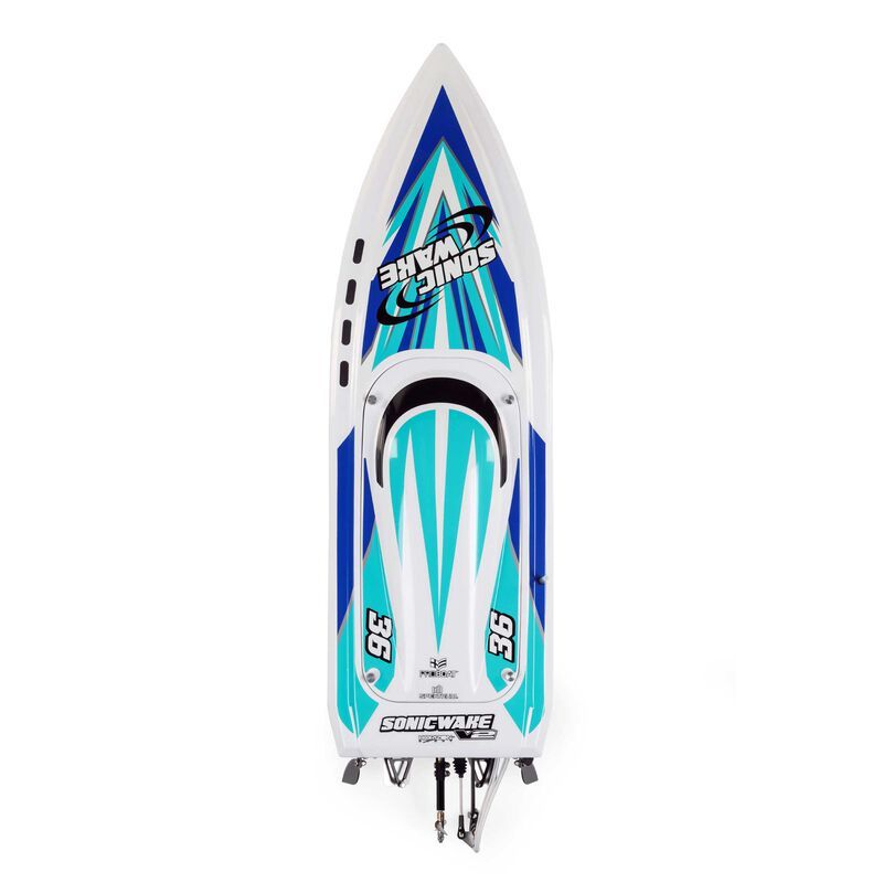 Sonicwake V2 36  Self-Righting, BL, White: RTR