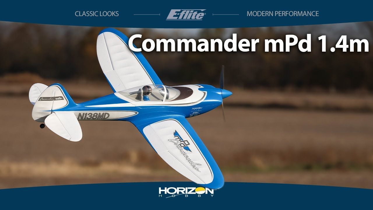 Commander mPd 1.4m BNF Basic w/ AS3X &amp; SAFE Select