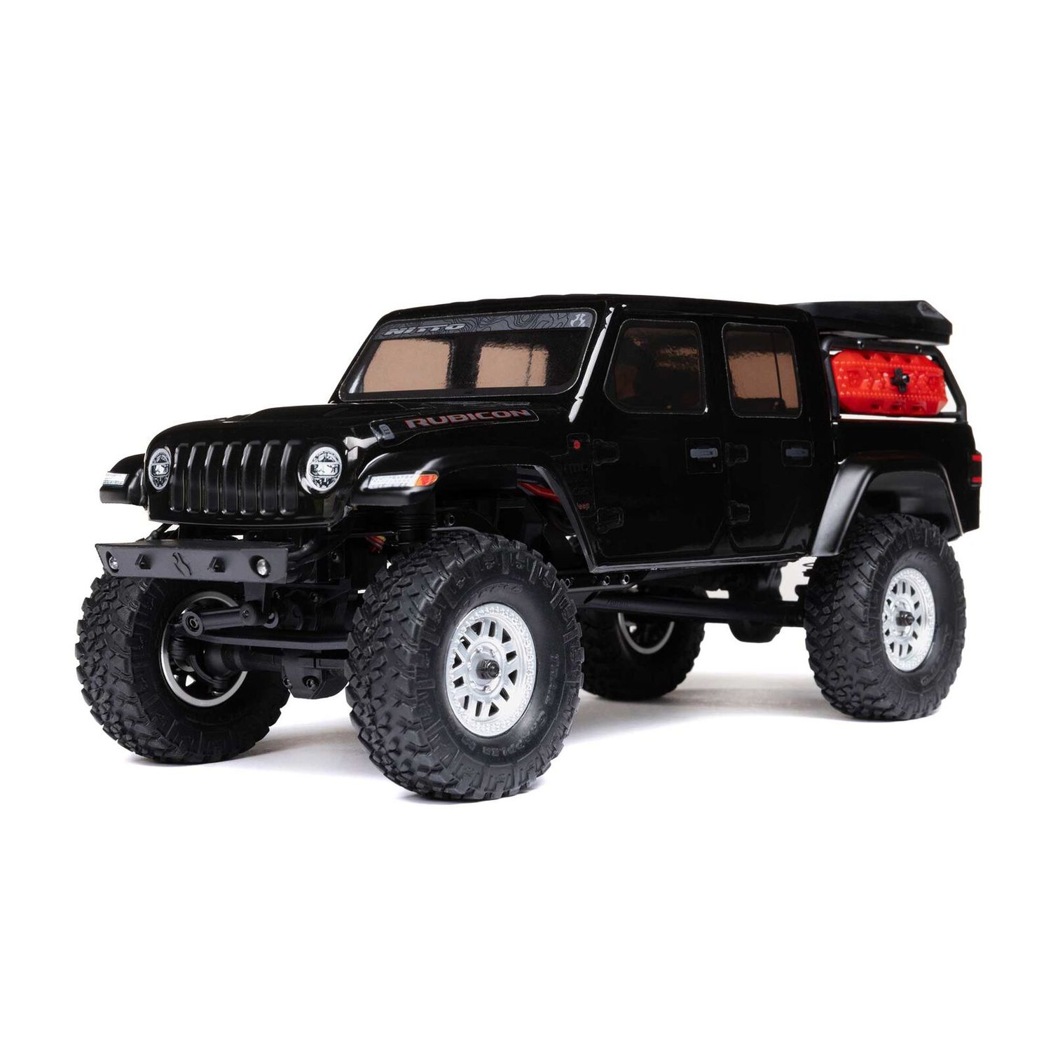 1/24 SCX24 Jeep JT Gladiator 4X4 RTR Rock Crawler, Black