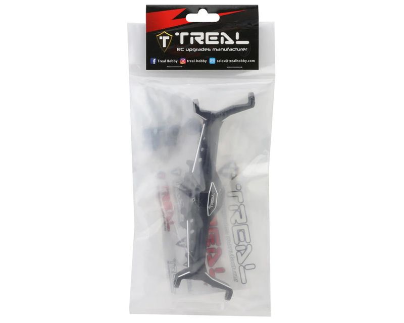 Treal Hobby Axial Capra CNC Aluminum One Piece Front Axle Housing (Black)