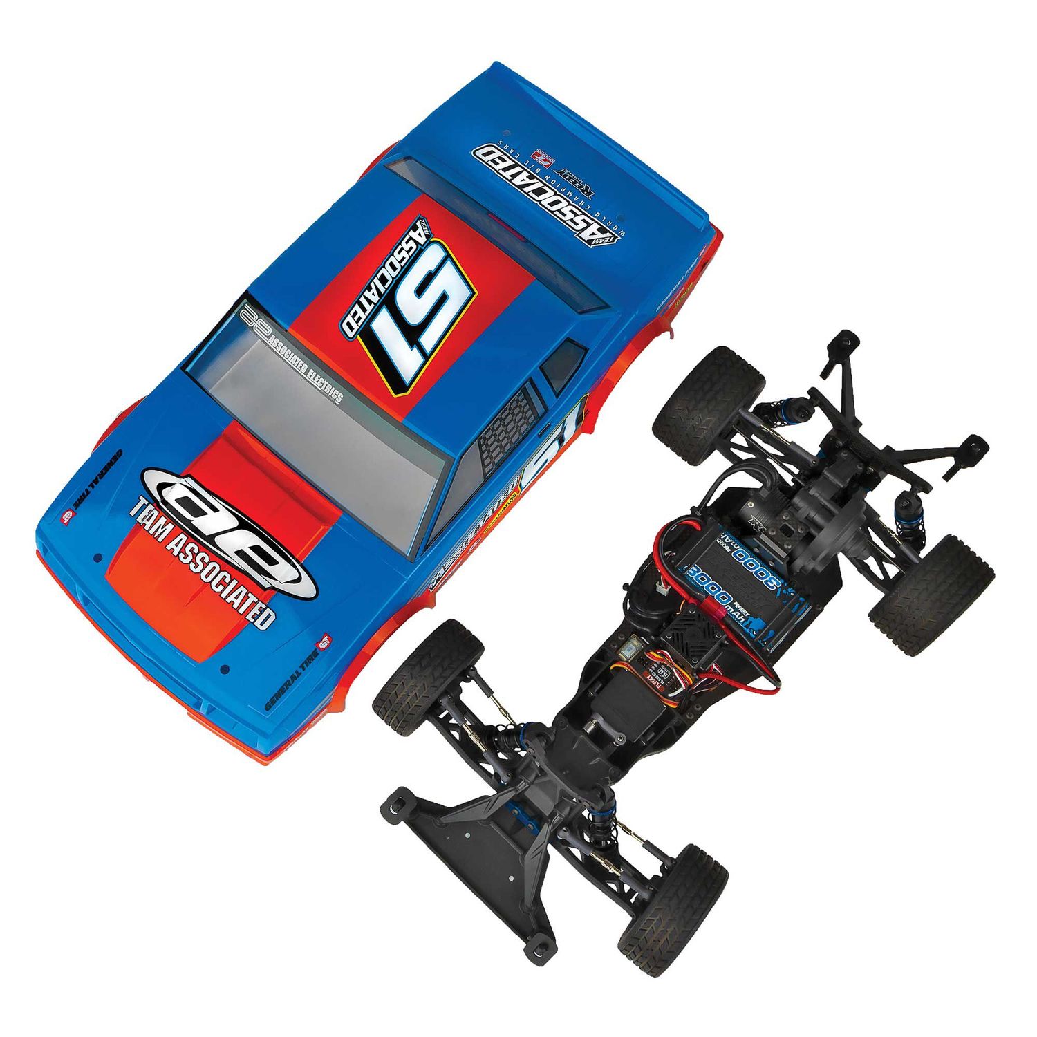 SR10M Dirt Oval RTR, Blue