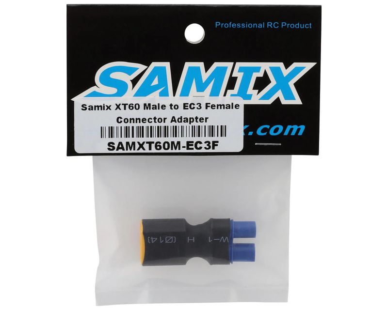 Samix XT60 Male to EC3 Female Connector Adapter