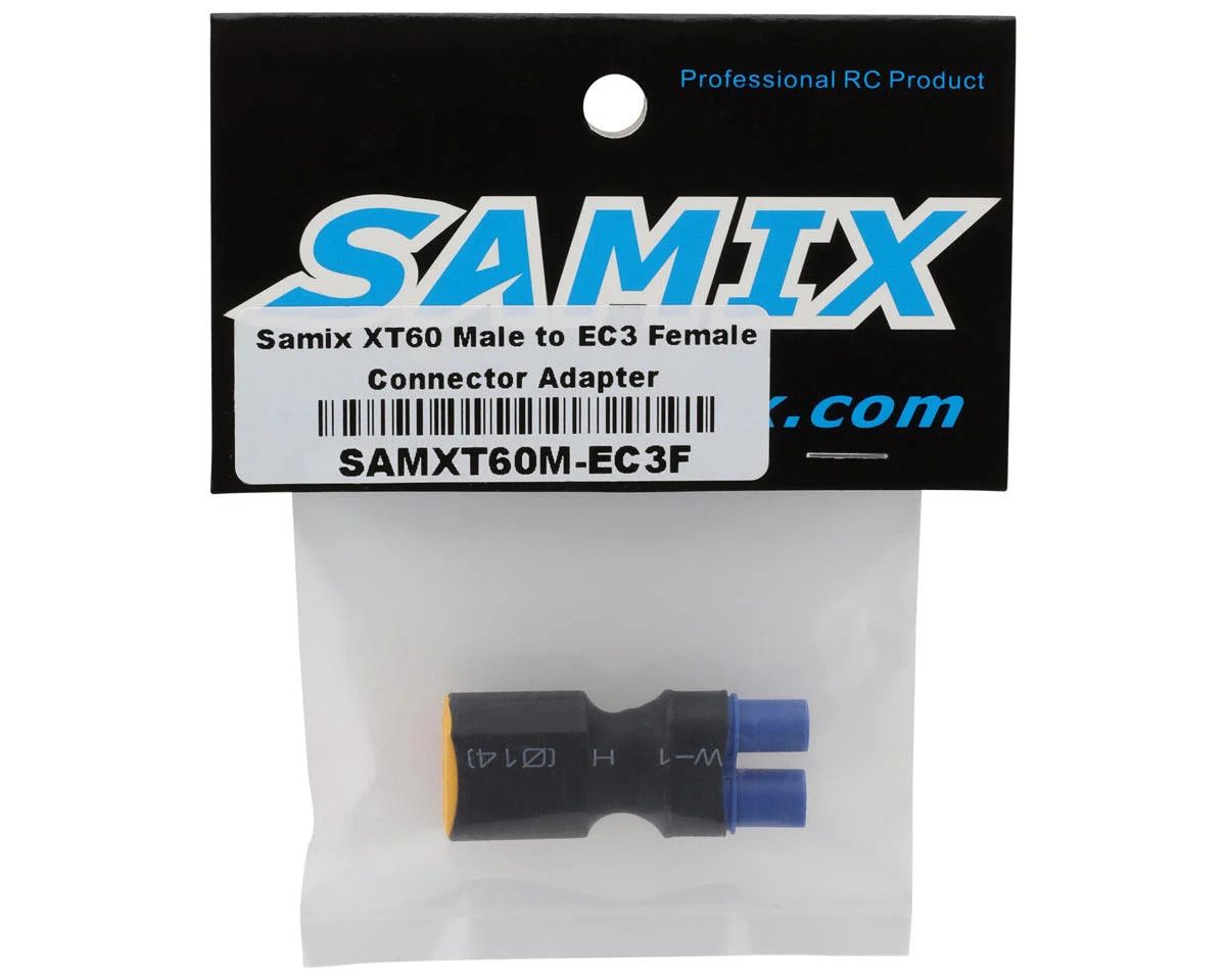 Samix XT60 Male to EC3 Female Connector Adapter