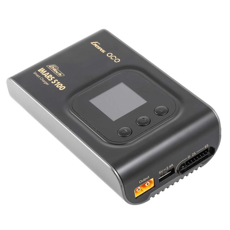 Gens Ace IMars S100 G-Tech Smart AC Balance Battery Charger (6S/10A/100W) (Black)
