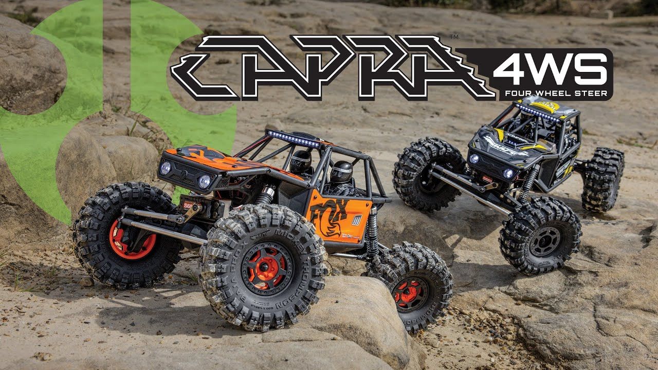 1/10 UTB10 Capra 1.9 4WS 4X4 RTR Brushed Rock Crawler, Yellow
