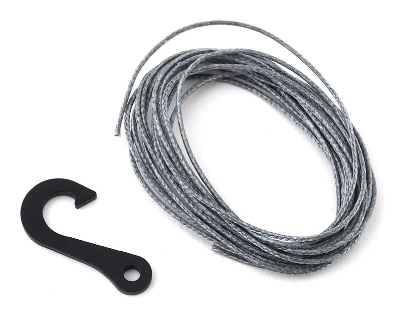 7Ft Synthetic Winch Line w/ Steel Hook