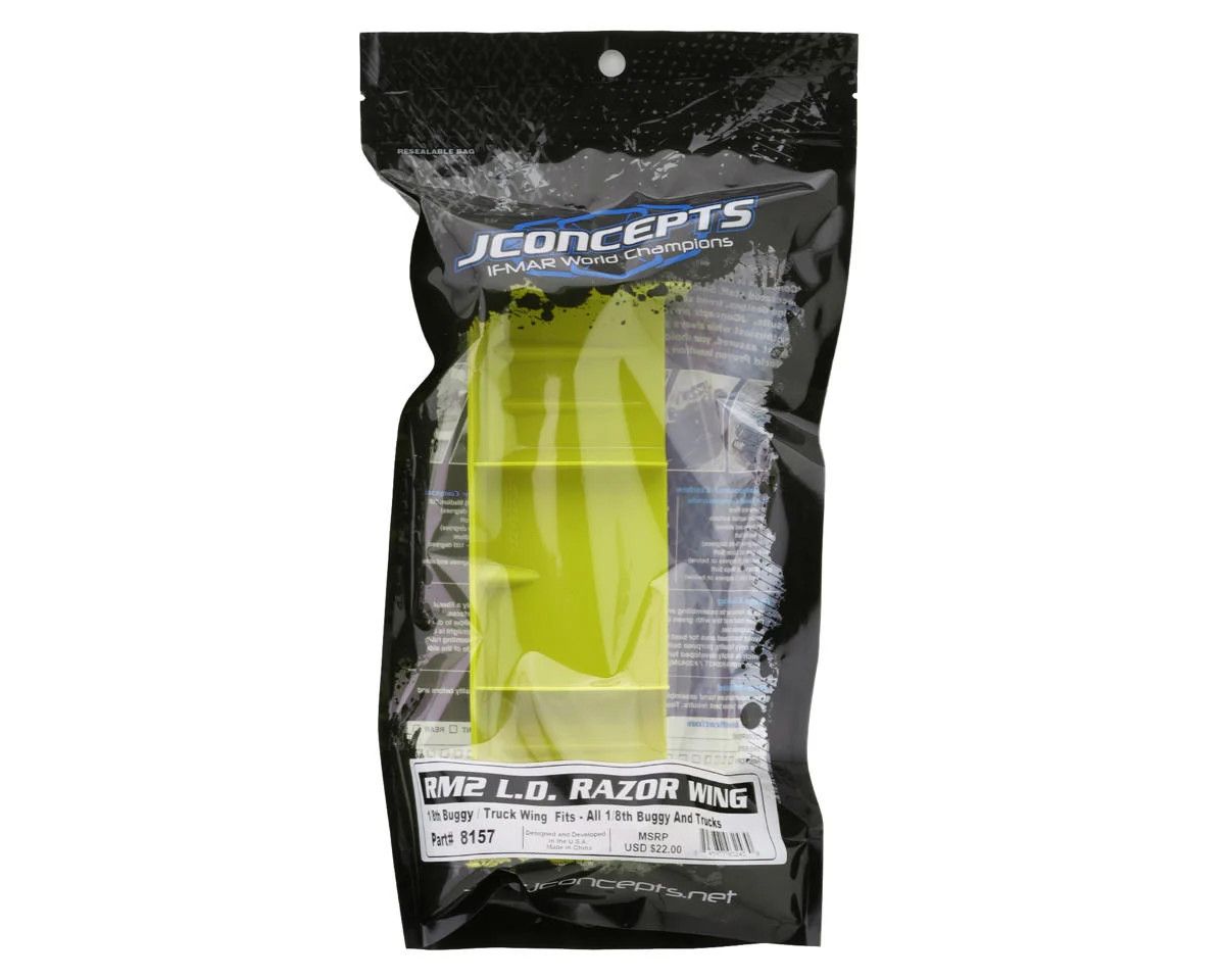 Razor L.D. 1/8th buggy | truck wing, yellow