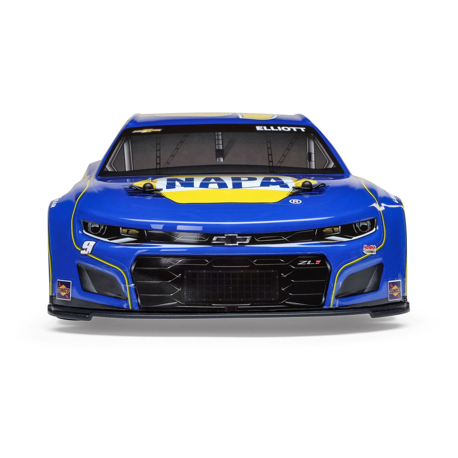 1/12 NASCAR RC Racecar Chase Elliott No. 9 2025 NAPA Chevrolet Camaro ZL1 2S AWD Brushed On-Road (Battery &amp; Charger Included), Blue