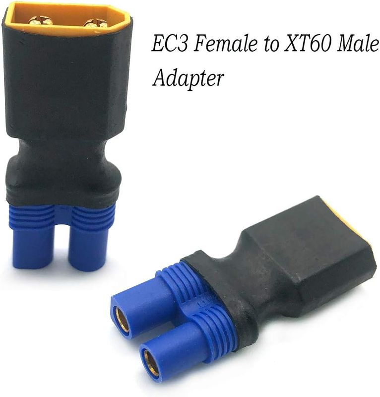 Male XT60 to Female EC3 Adapter No Wires