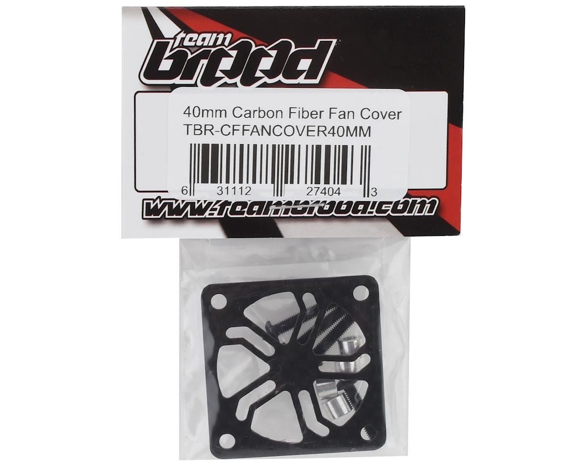 Team Brood 40mm Carbon Fiber Fan Cover