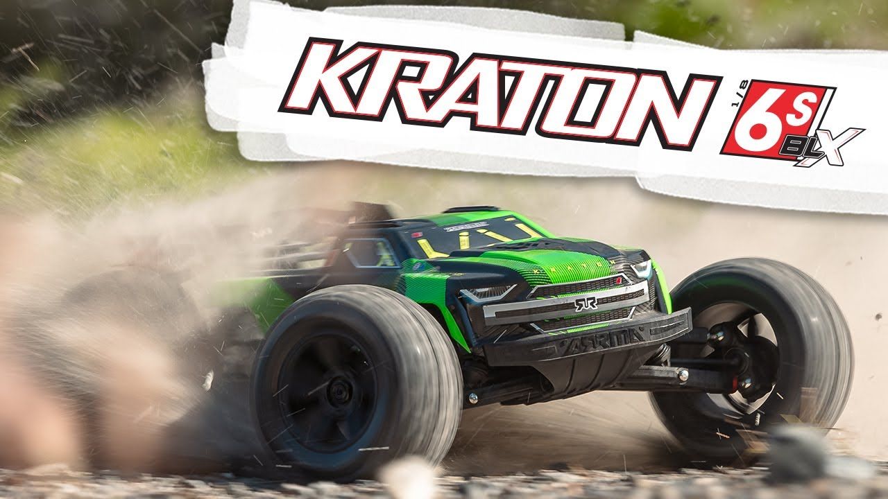 1/8 KRATON 4X4 6S BLX BRUSHLESS V6 SPEED TRUCK RTR (Green/Black)