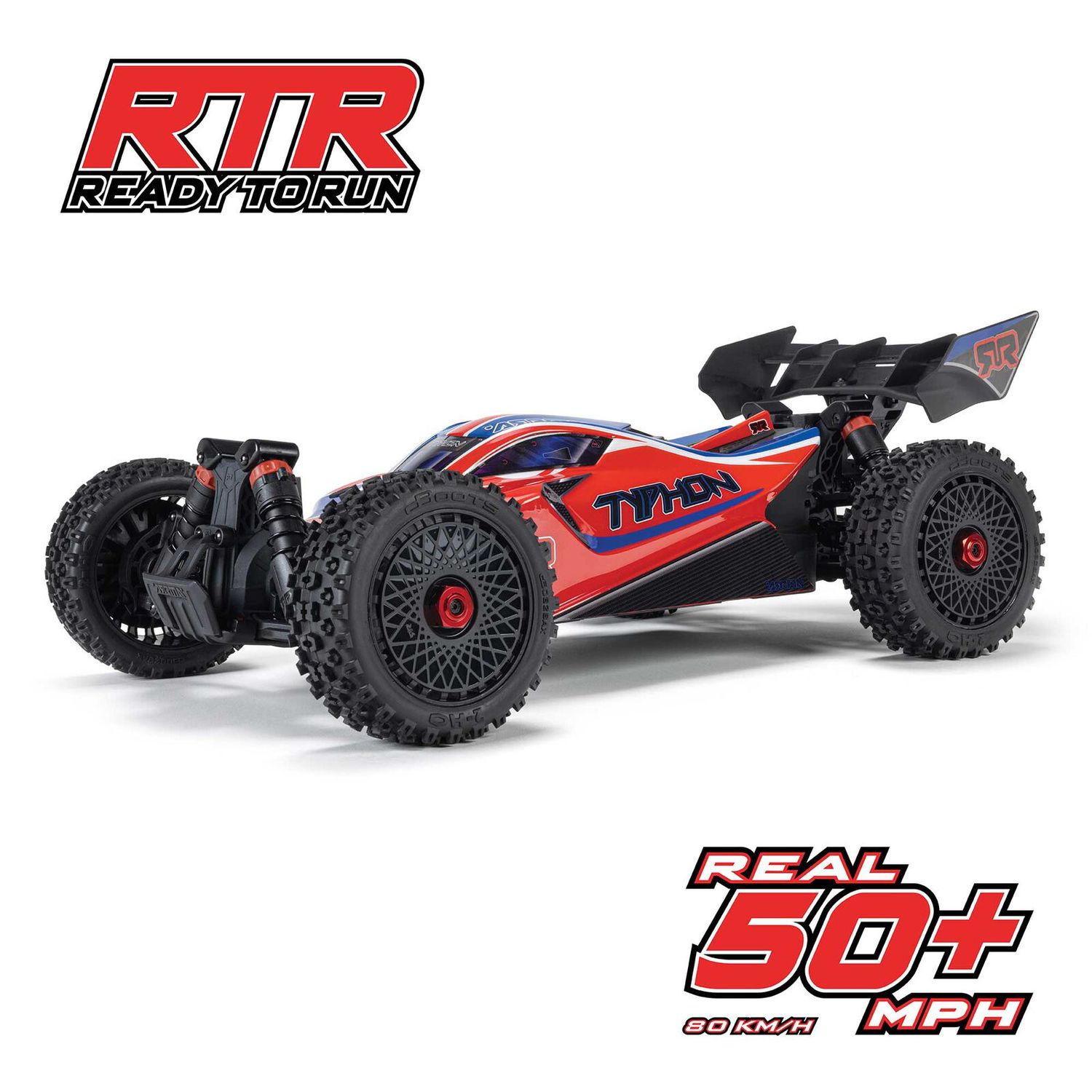1/8 TYPHON 4X4 223S BLX BRUSHLESS BUGGY RTR WITH DSC RED/BLUE