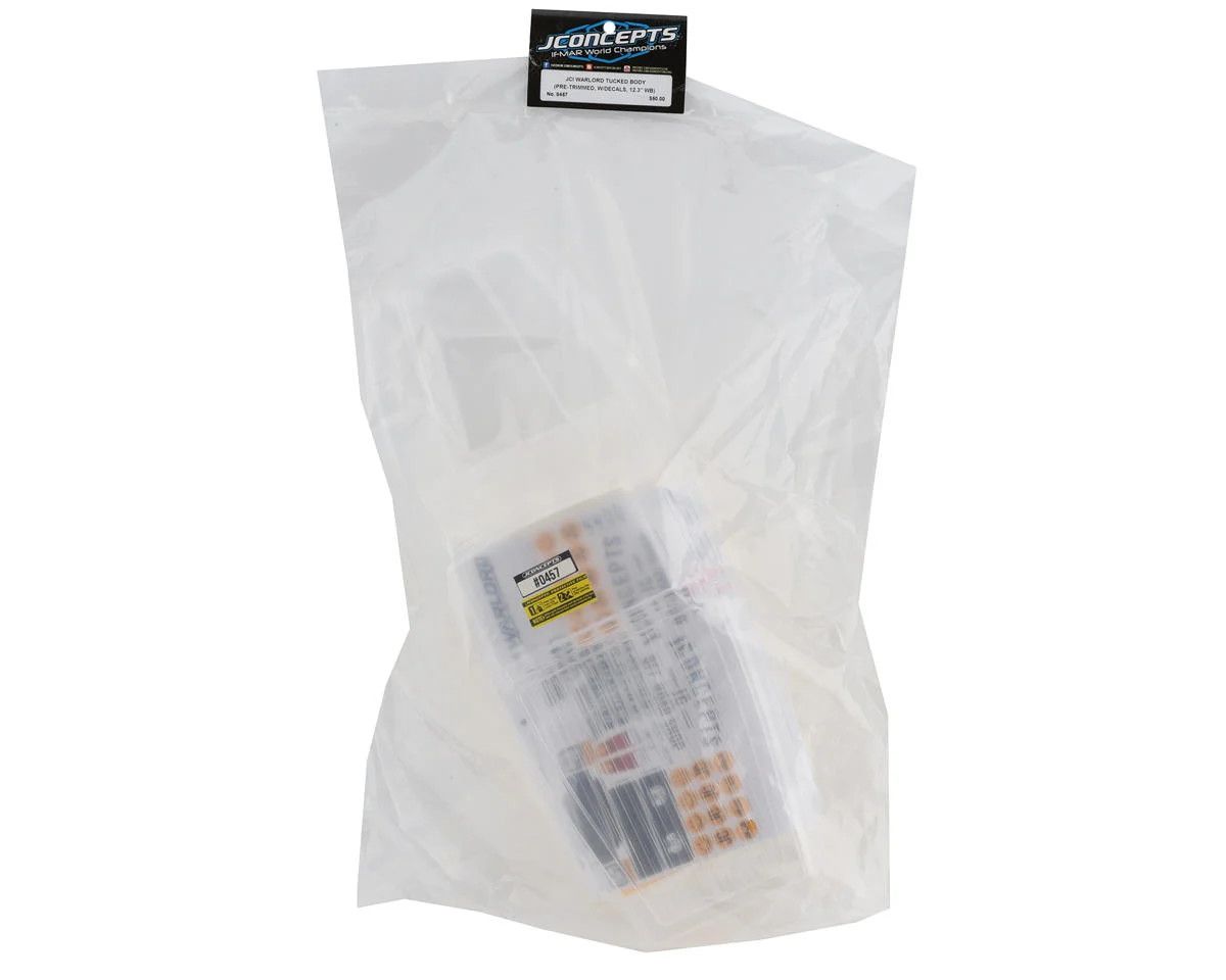 JConcepts JCI Warlord Pre-Trimmed 1/10 Tucked Rock Crawler Body (Clear) (12.3")
