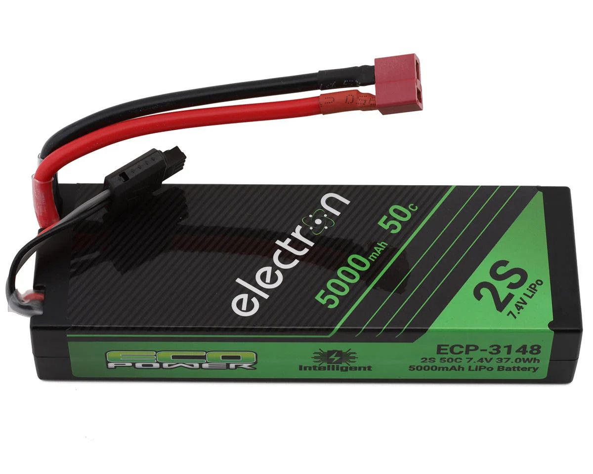 EcoPower "Electron" 2S 50C Intelligent LiPo Battery w/T-Style Connector (7.4V/5000mAh)