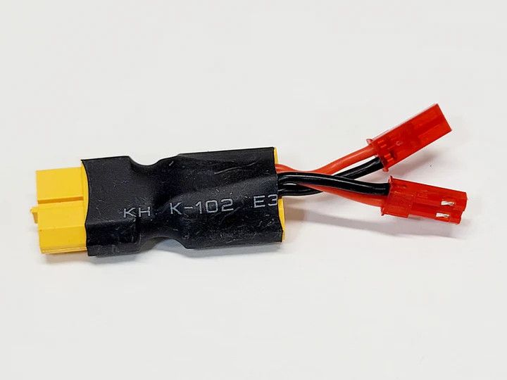 XT60 In-Line Connector, Dual JST Outputs