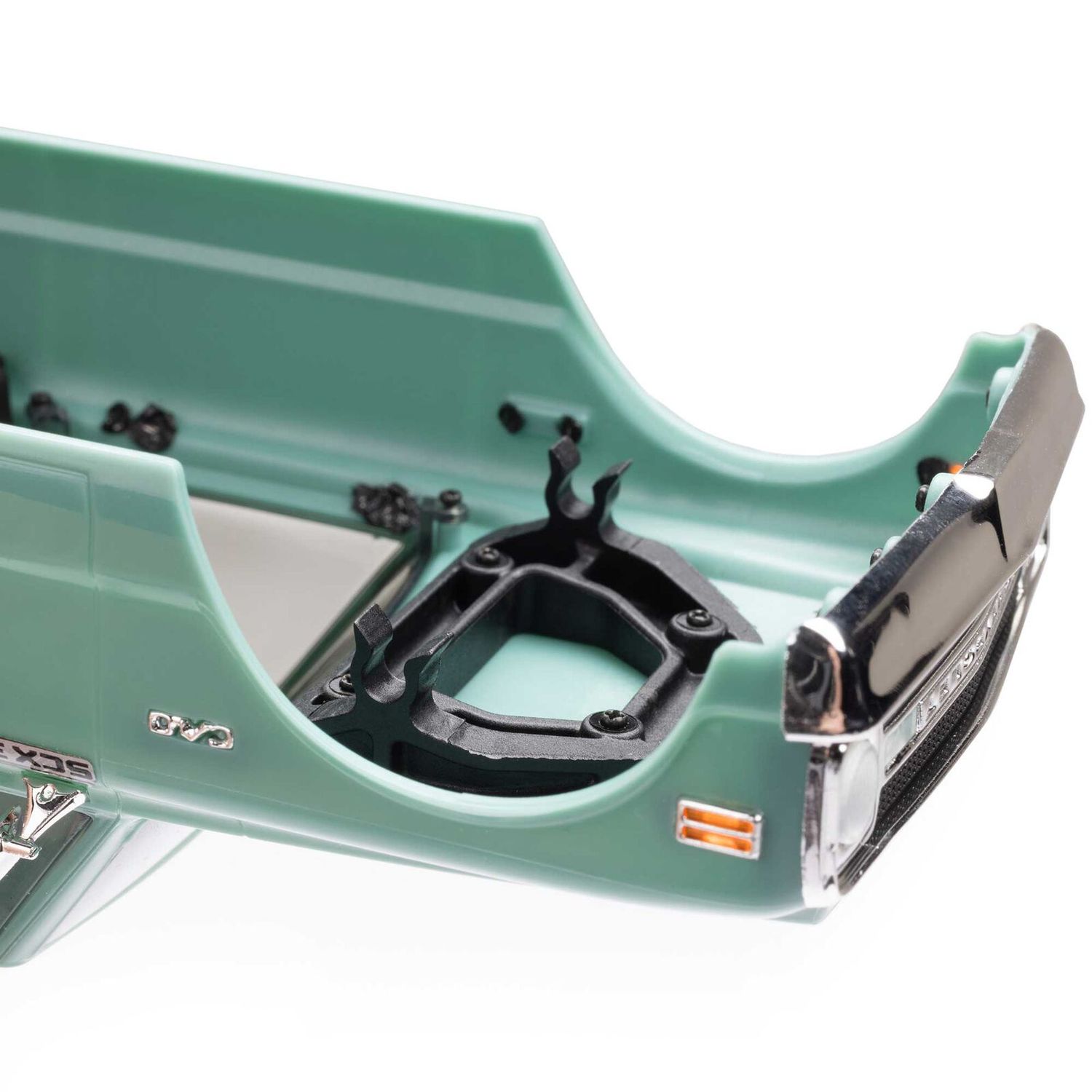 1/30 SCX30 Chevrolet K10 4X4 RTR Brushed Rock Crawler (Battery &amp; Charger Included), Black