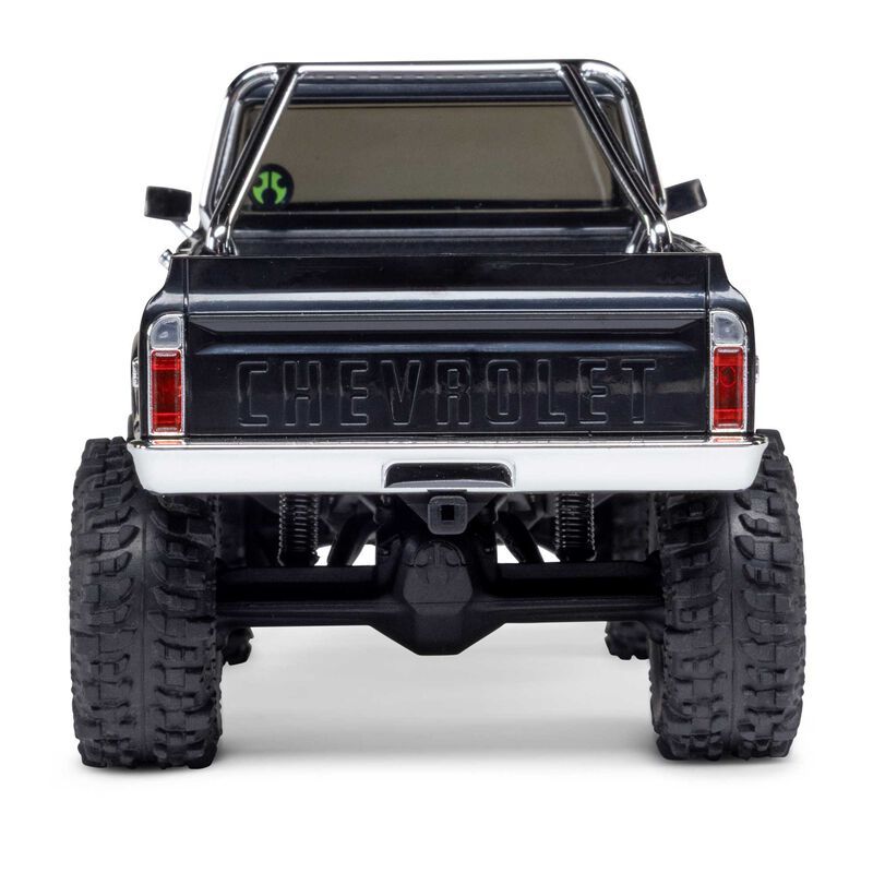 1/30 SCX30 Chevrolet K10 4X4 RTR Brushed Rock Crawler (Battery &amp; Charger Included), Black