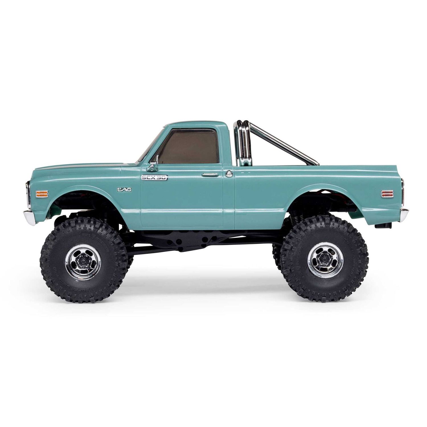 1/30 SCX30 Chevrolet K10 4X4 RTR Brushed Rock Crawler (Battery &amp; Charger Included), Green
