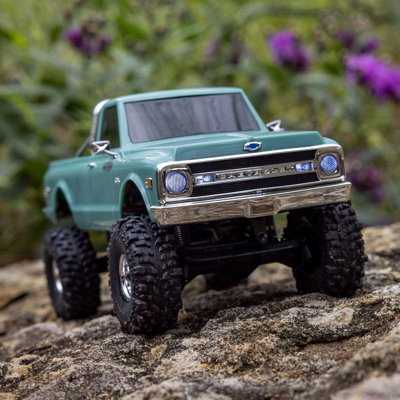 1/30 SCX30 Chevrolet K10 4X4 RTR Brushed Rock Crawler (Battery &amp; Charger Included), Green