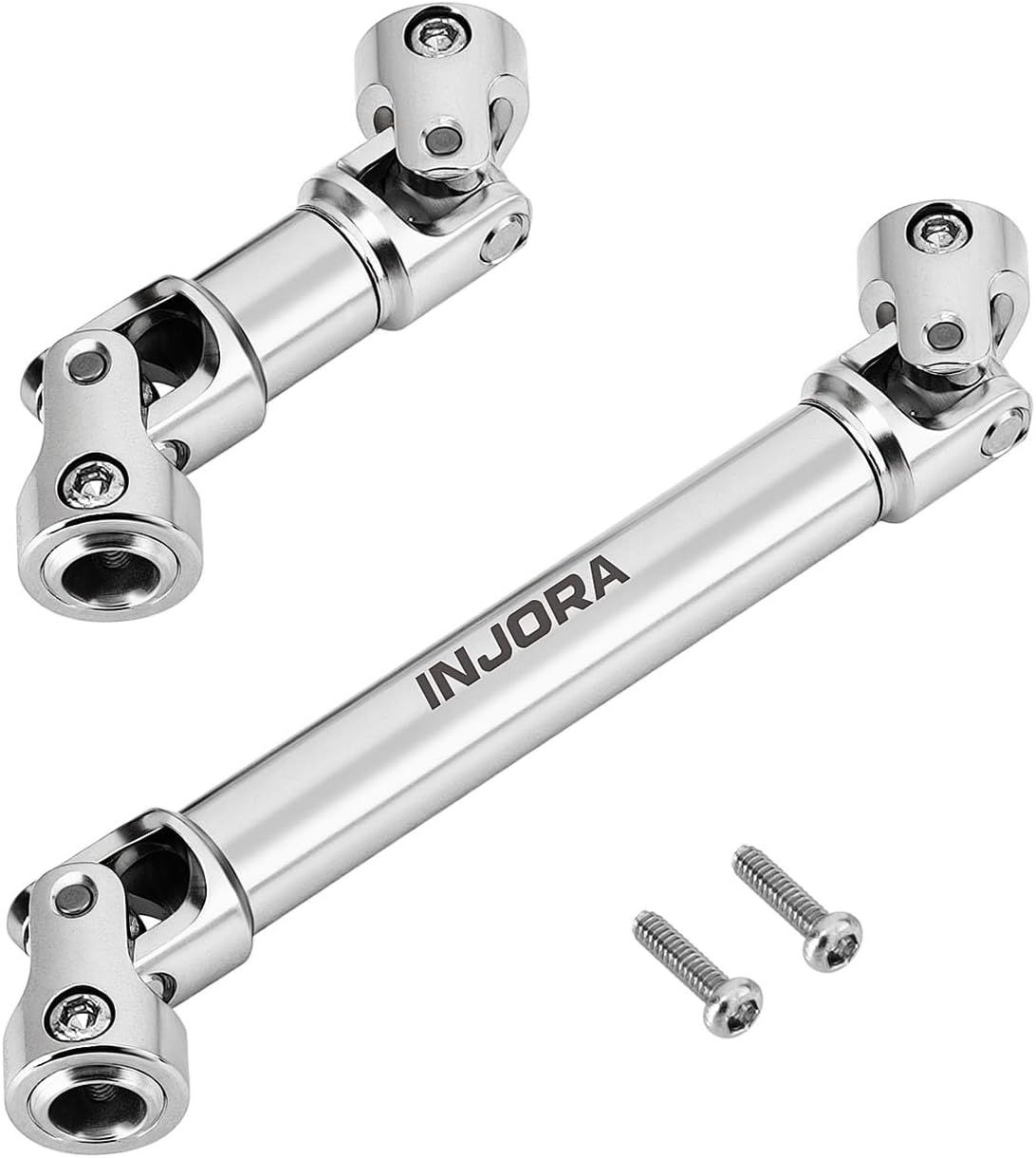 INJORA Stainless Steel Drive Shafts for 1/18 Redcat Ascent-18 APEX Upgrade