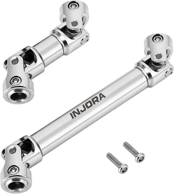 INJORA Stainless Steel Drive Shafts for 1/18 Redcat Ascent-18 APEX Upgrade