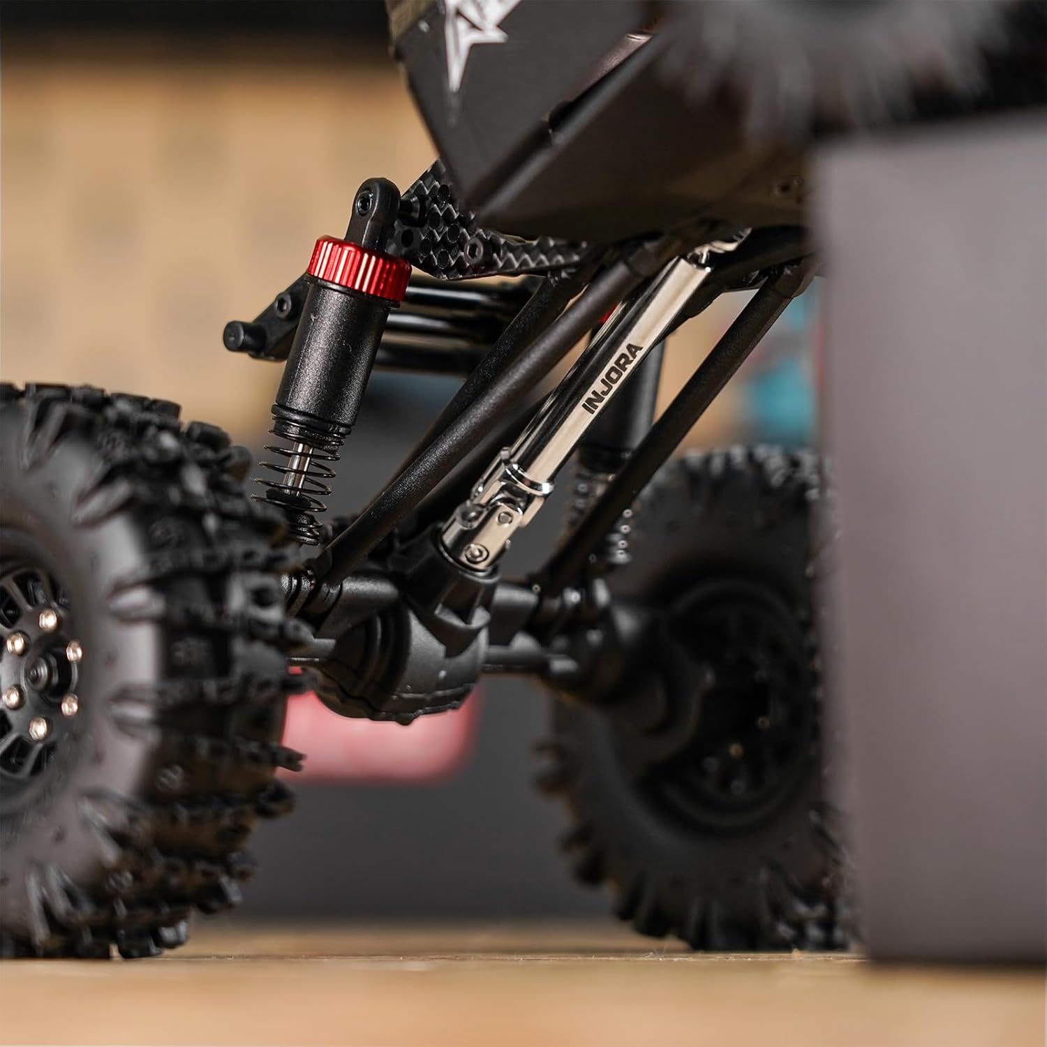 INJORA Stainless Steel Drive Shafts for 1/18 Redcat Ascent-18 APEX Upgrade