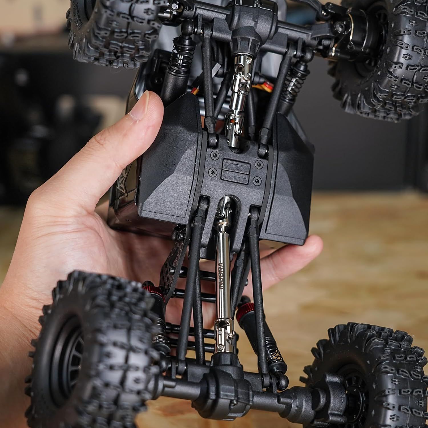 INJORA Stainless Steel Drive Shafts for 1/18 Redcat Ascent-18 APEX Upgrade