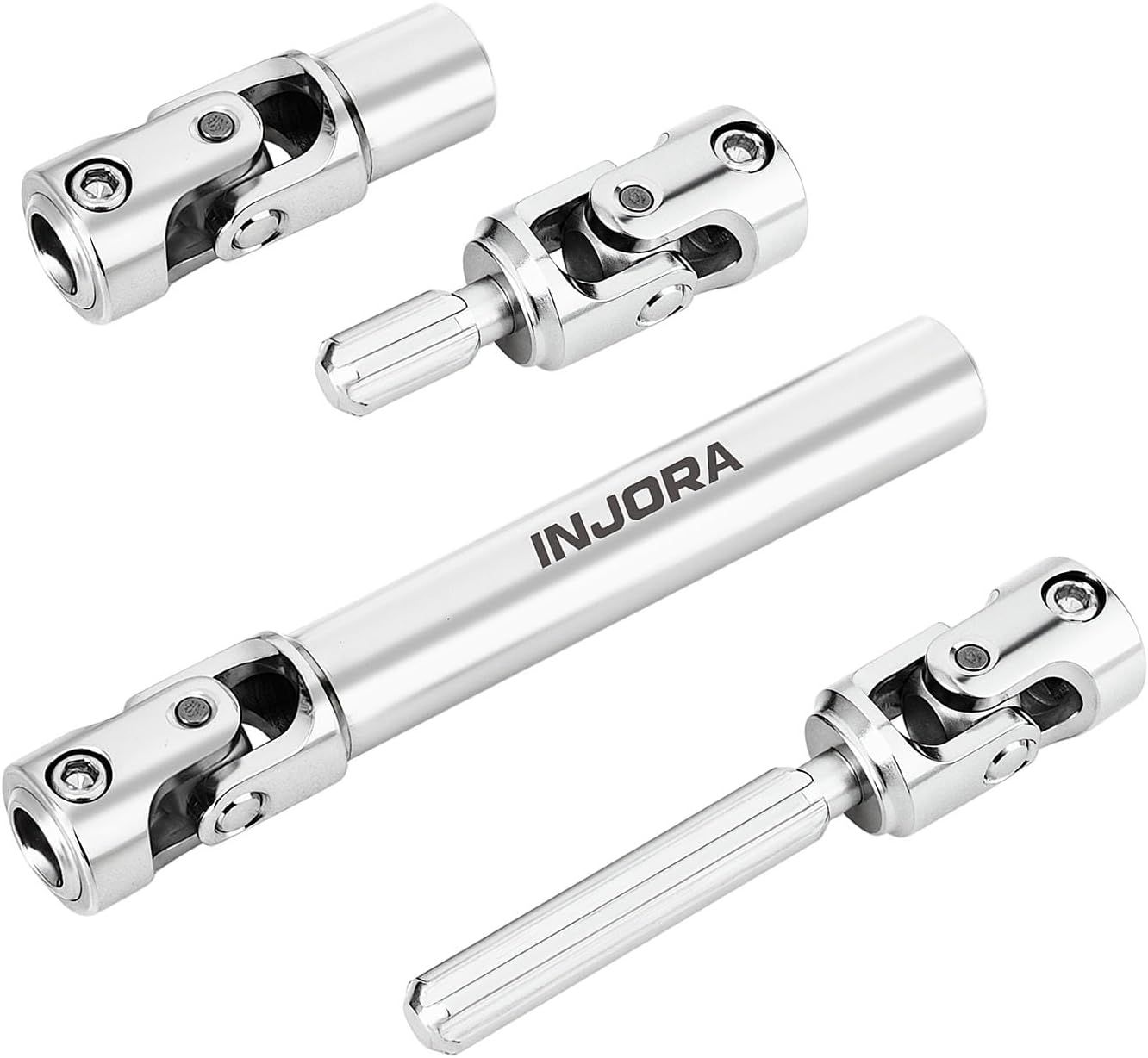INJORA Stainless Steel Drive Shafts for 1/18 Redcat Ascent-18 APEX Upgrade