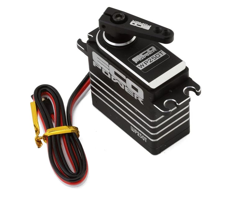 EcoPower WP250T Waterproof MEGA Torque Metal Gear/Metal Case Servo for 1/10, 1/7 &amp; 1/8