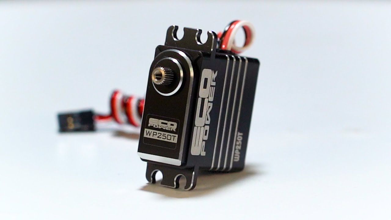 EcoPower WP250T Waterproof MEGA Torque Metal Gear/Metal Case Servo for 1/10, 1/7 &amp; 1/8