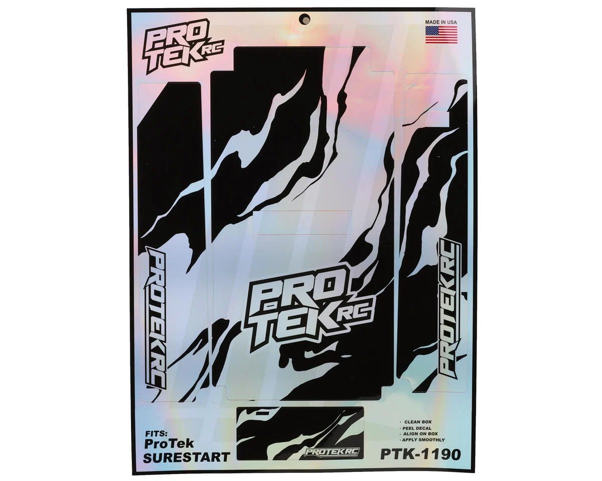 ProTek RC Sure Start Starter Box Wrap (Complex Holographic)