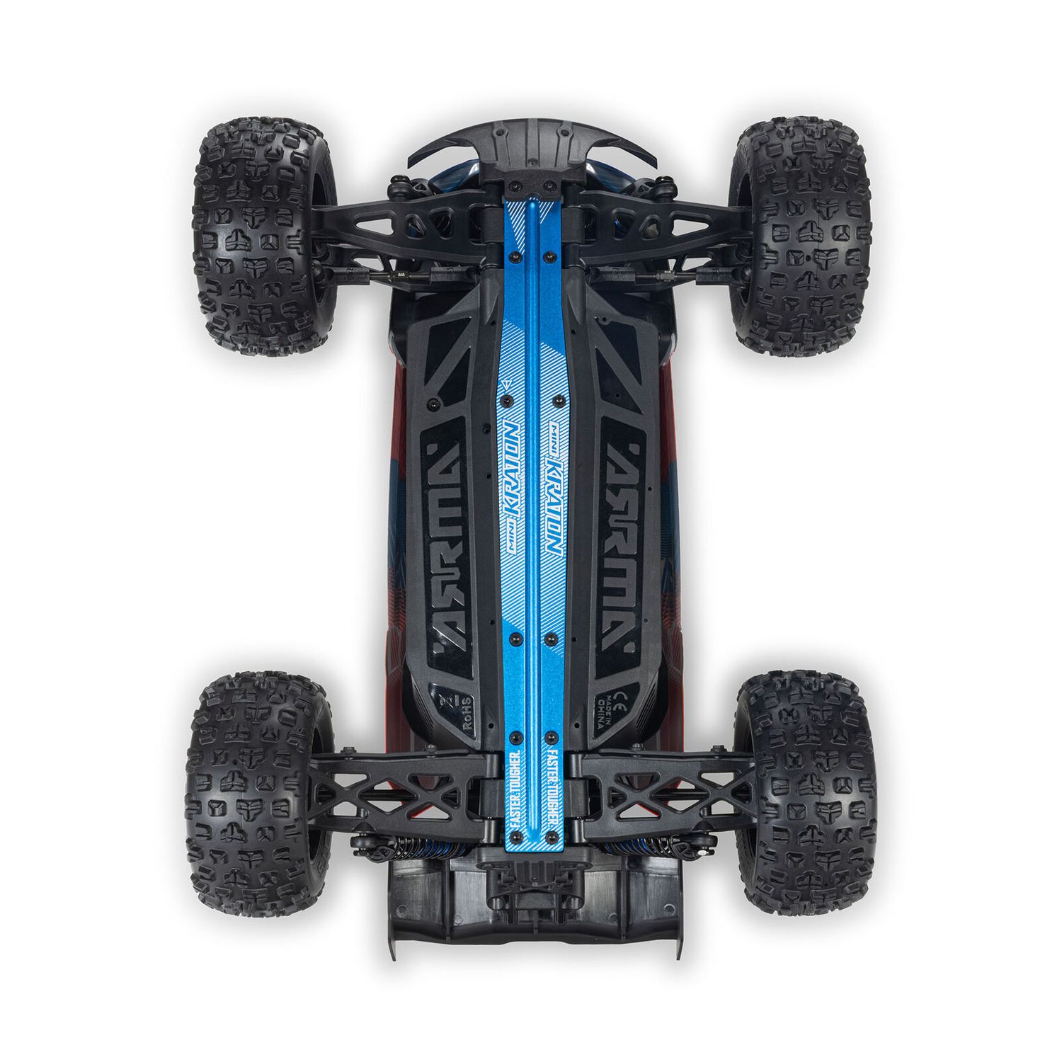 1/16 MINI KRATON 3S DSC 4X4 RTR Brushless Speed Truck (3S Battery &amp; Charger Included) , Red/Blue