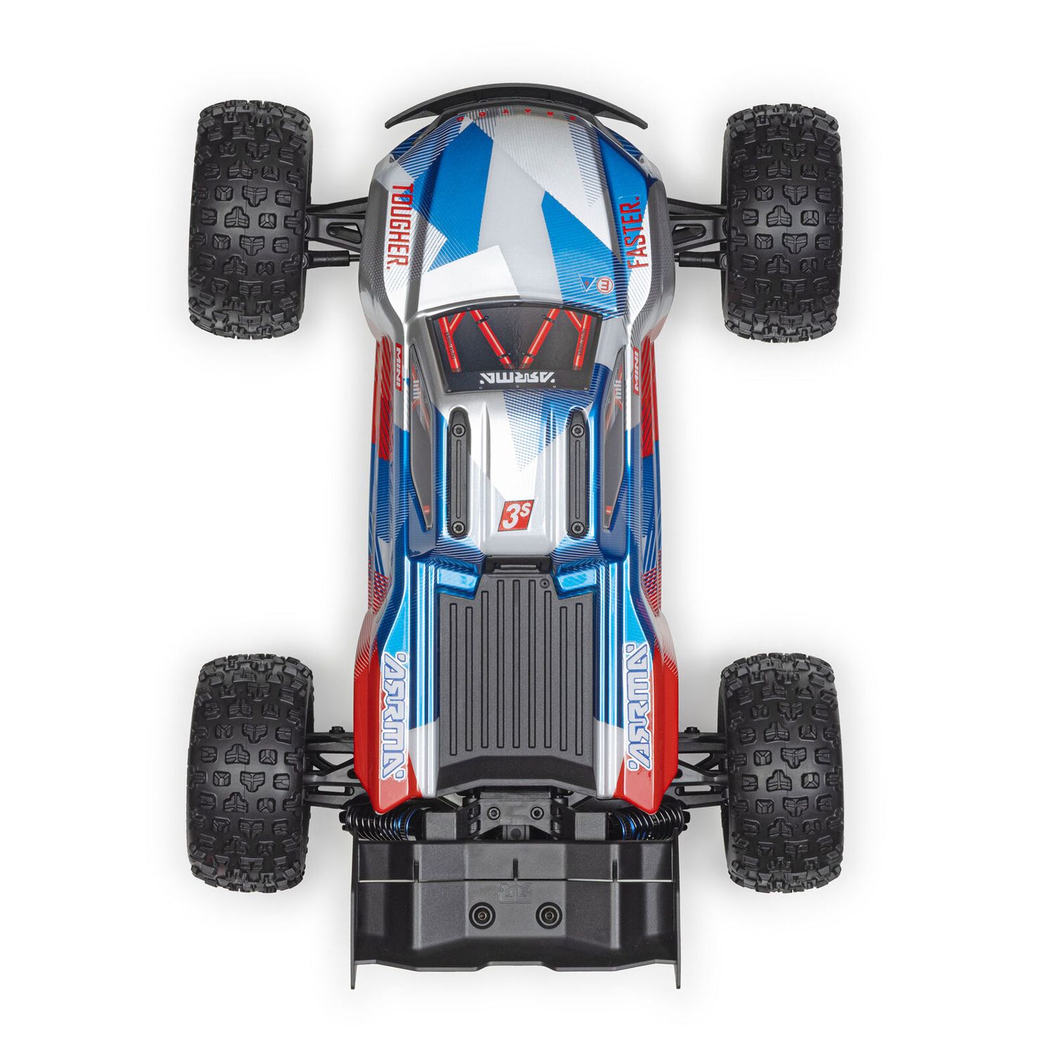 1/16 MINI KRATON 3S DSC 4X4 RTR Brushless Speed Truck (3S Battery &amp; Charger Included) , Red/Blue