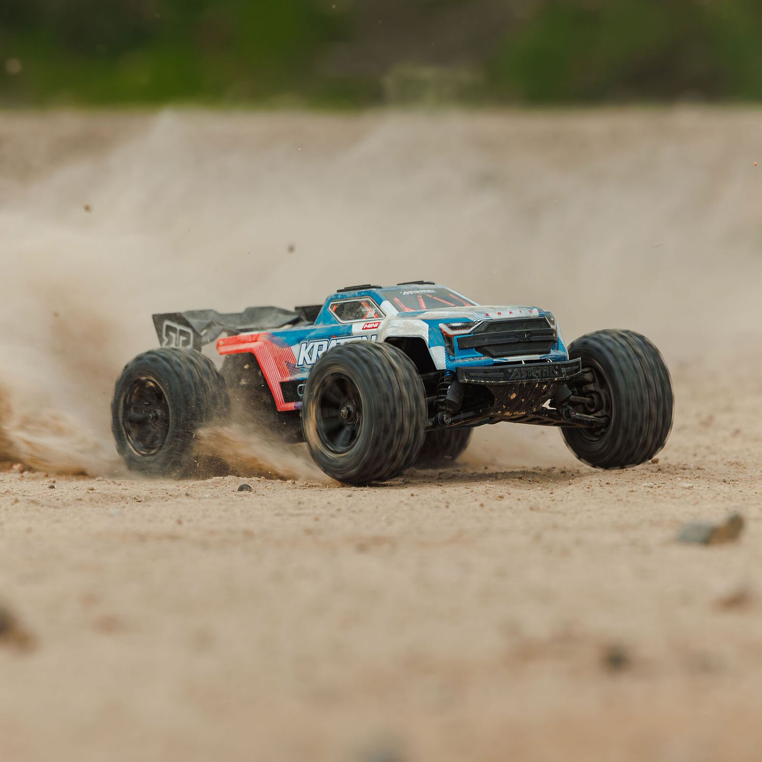 1/16 MINI KRATON 3S DSC 4X4 RTR Brushless Speed Truck (3S Battery &amp; Charger Included) , Red/Blue