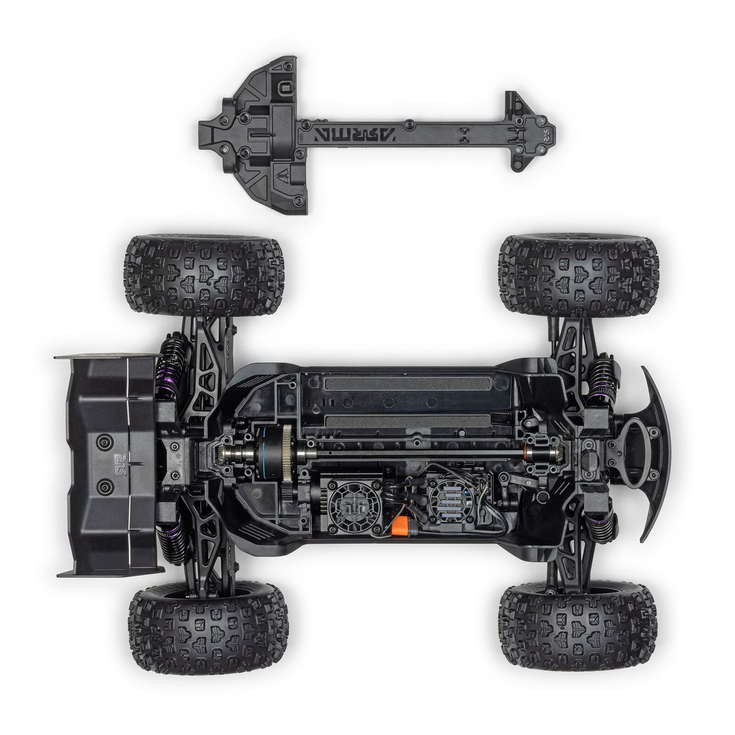 1/16 MINI KRATON 3S DSC 4X4 RTR Brushless Speed Truck (3S Battery &amp; Charger Included) , Red/Blue