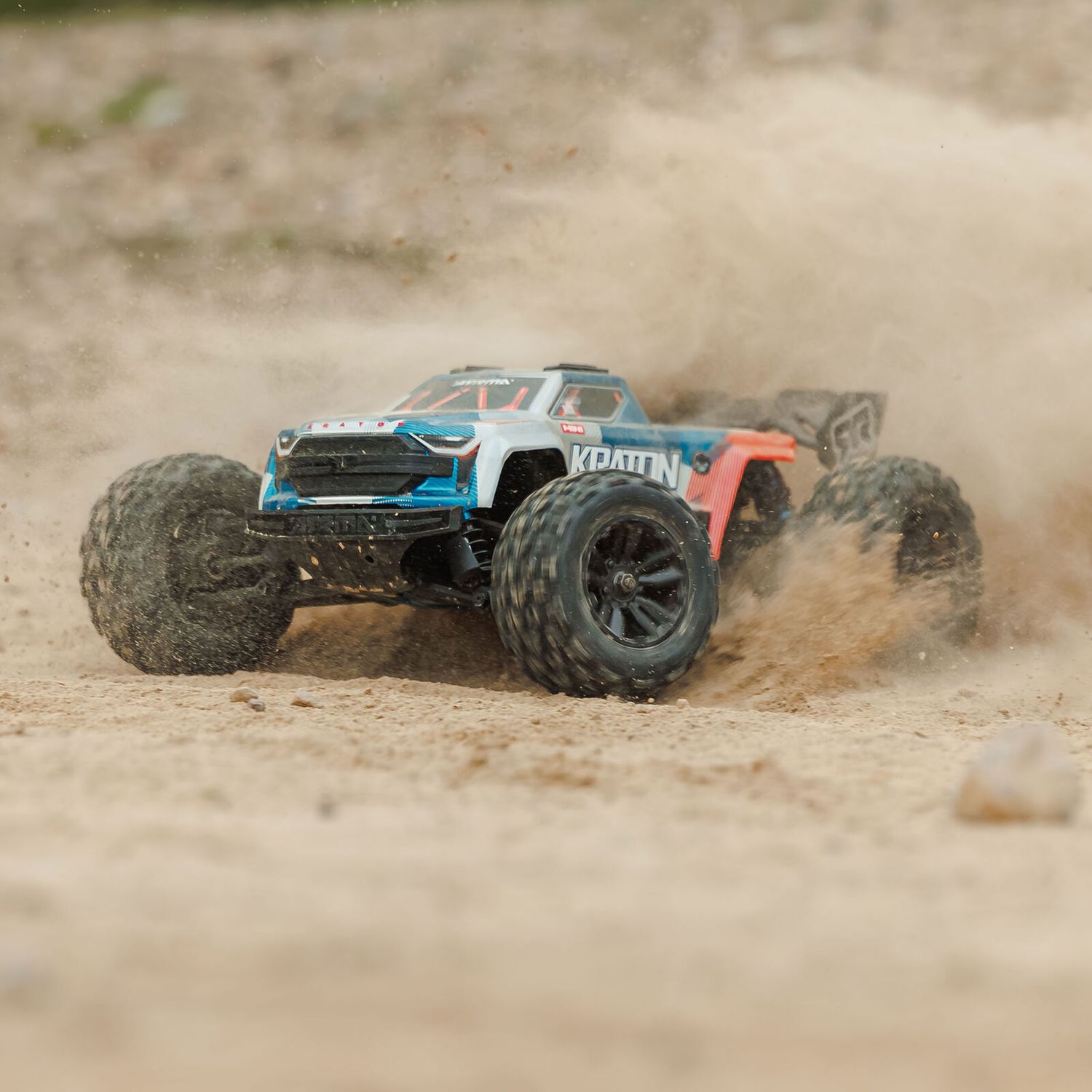 1/16 MINI KRATON 3S DSC 4X4 RTR Brushless Speed Truck (3S Battery &amp; Charger Included) , Red/Blue