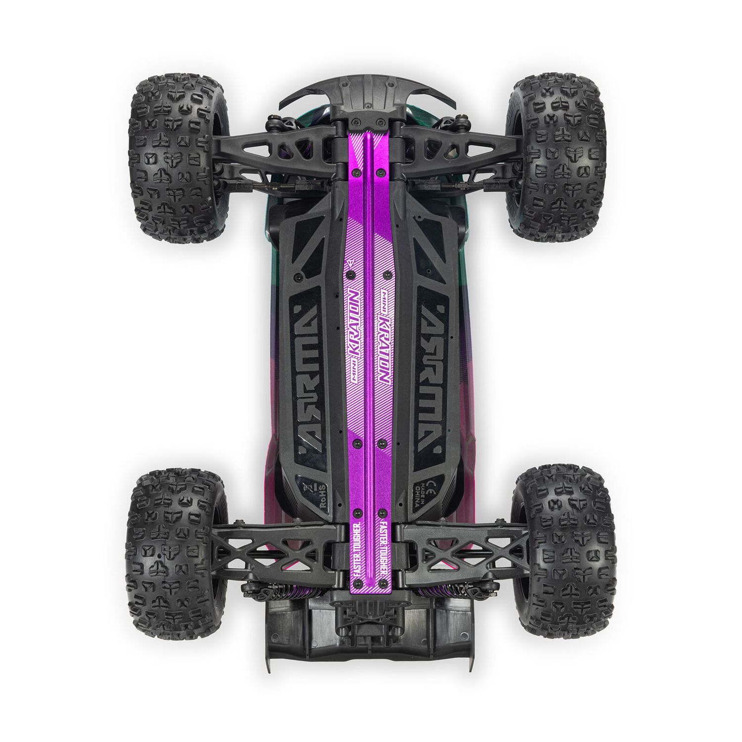 1/16 MINI KRATON 3S DSC 4X4 RTR Brushless Speed Truck (3S Battery &amp; Charger Included) , Teal/Pink