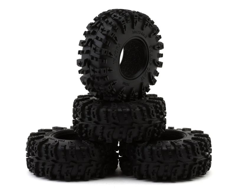 Injora 1.3" Swamp Claw M/T Micro Rock Crawler Tires (4) (70mm OD) (S5)