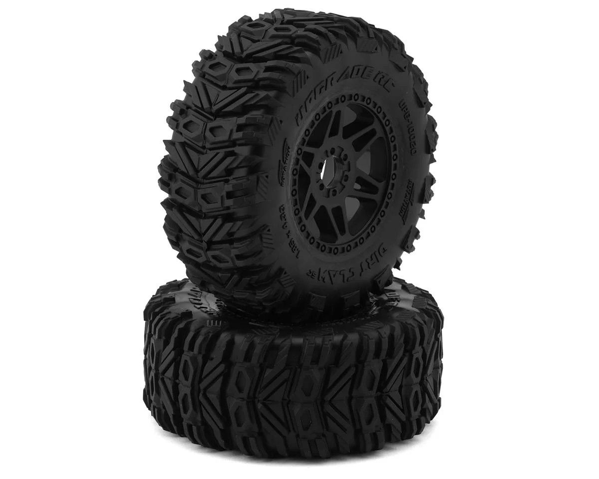 UpGrade RC Dirt Claw SC 2.2/3.0" Pre-Mounted BELTED Short Course Truck Tires (2) (17mm/14mm/12mm Hex)