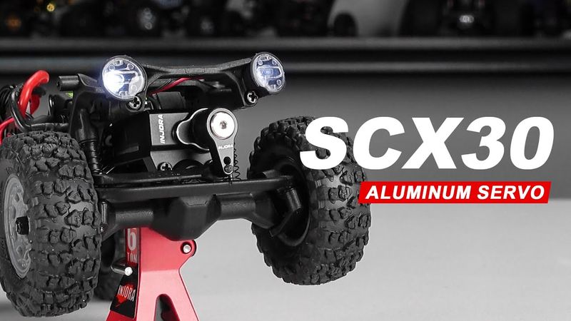 Injora SCX30 N30 Nano High Torque Metal Gear Aluminum Servo w/Servo Saver by Reef's RC
