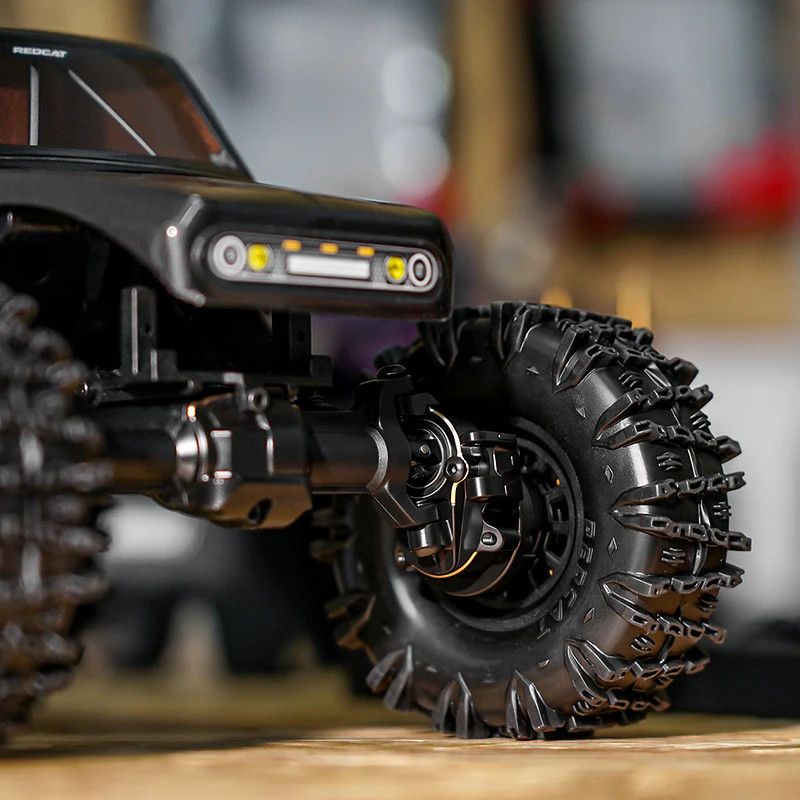 INJORA Brass Front Outer Portal Housings for 1/18 Redcat Ascent-18 Scout II Brushless APEX