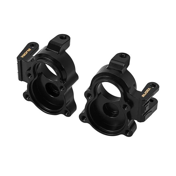 Injora Redcat Ascent-18 Apex Brass Steering Knuckles (Black) (2) (14.3g ea)