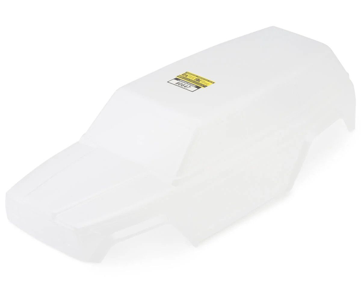 JConcepts Warneer "Tucked" Rock Crawler Body (Clear) (12.3")