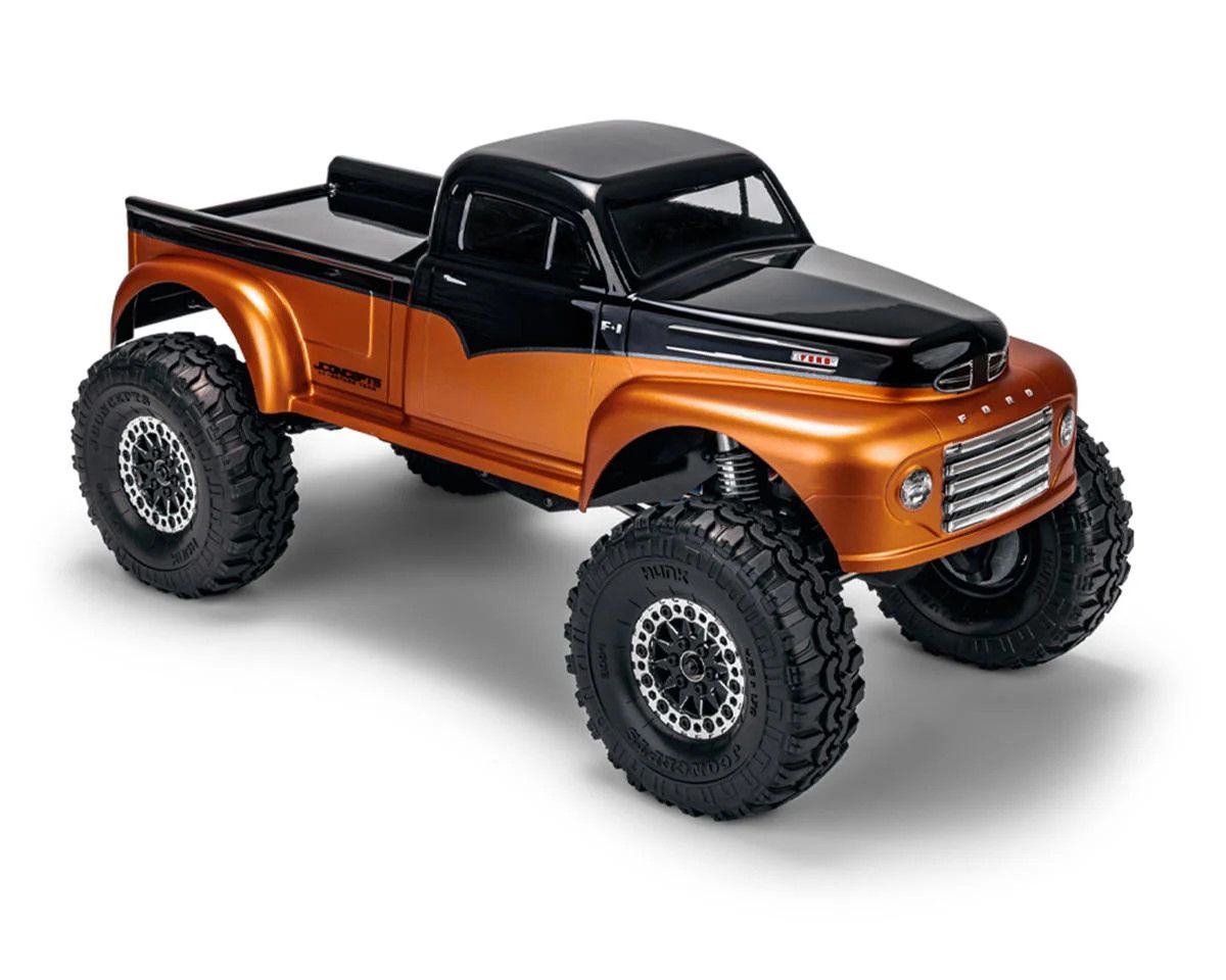JConcepts 1950 Ford® F-1 Grandpa 1/10 Rock Crawler Body (Clear) (12.3")