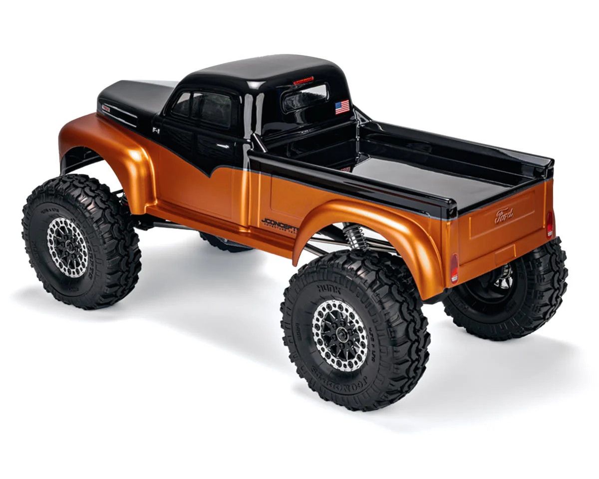 JConcepts 1950 Ford® F-1 Grandpa 1/10 Rock Crawler Body (Clear) (12.3")