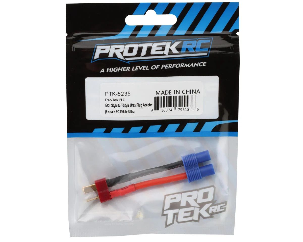 ProTek RC EC3 Style to T-Style Ultra Plug Adapter (Female EC3/Male Ultra)