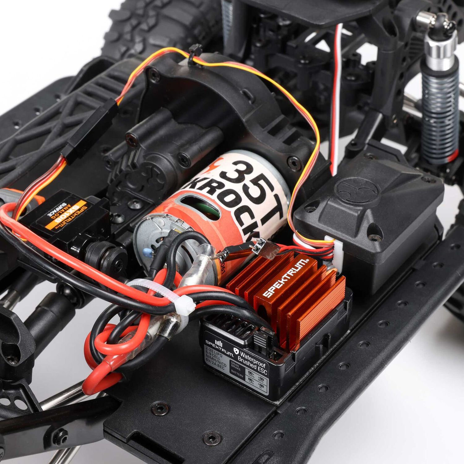 1/10 SCX10 III 1987 Toyota SR5 4X4 RTR Brushed Rock Crawler, Tan