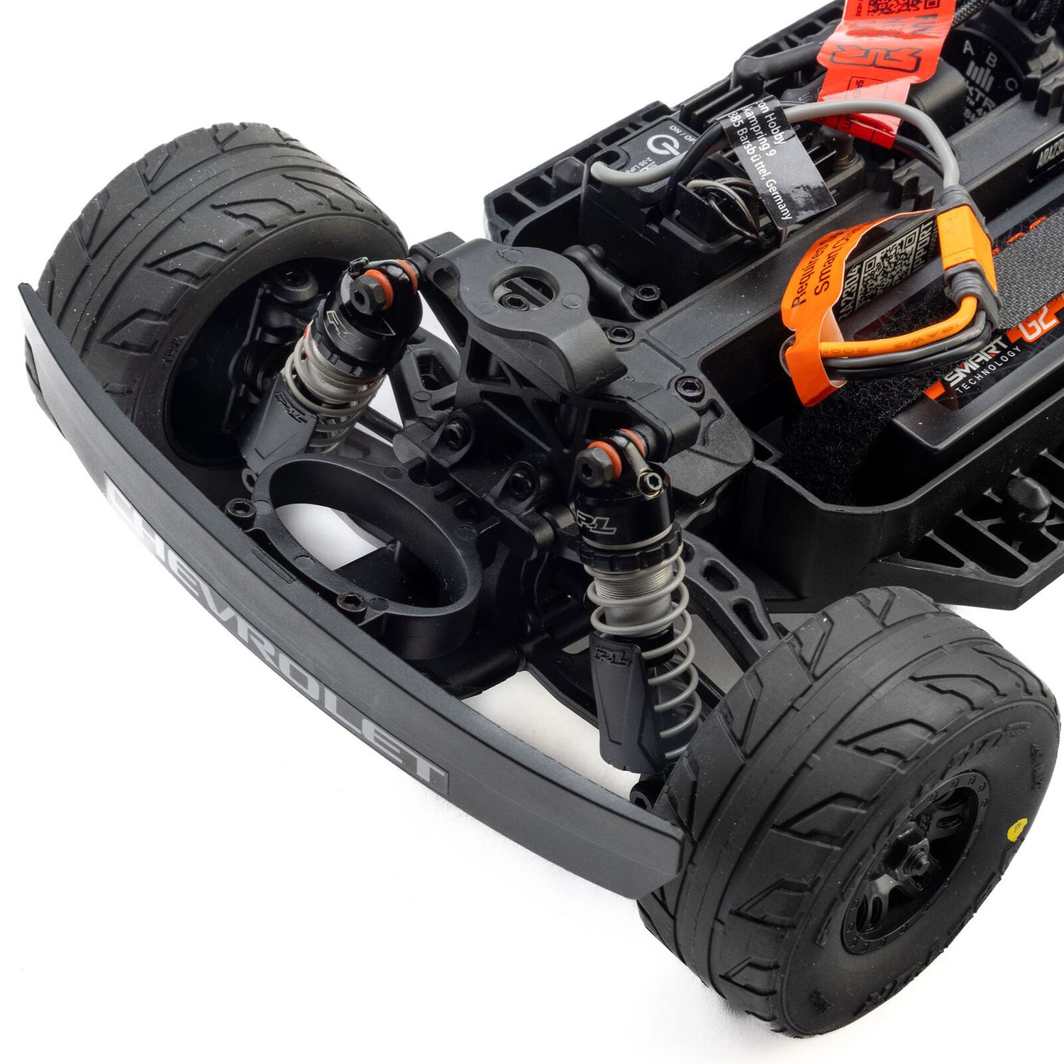 PowerStroke Front/Rear Oil-Filled Shocks (4): ARRMA GRANITE, MOJAVE, TYPHON GROM